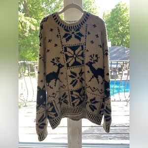 BANANA REPUBLIC VINTAGE SKI SWEATER